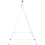 Metal Porch Swing Stand with 528 lb Capacity, White - Image 8