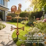 Outsunny Metal Rooster Weathervane, Roof Mount Wind Direction Indicator, Outdoor Weather Vanes - Image 3
