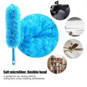microfiber duster cleaning brush dust cleaner bendable handle soft ceiling fan 7