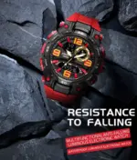 Mens 5ATM Dual Display Sports Watch with Stopwatch and Alarm - Image 8