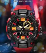Mens 5ATM Dual Display Sports Watch with Stopwatch and Alarm - Image 11