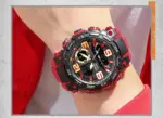 Mens 5ATM Dual Display Sports Watch with Stopwatch and Alarm - Image 3
