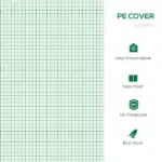 Outsunny 3.9 x 2 x 2 Ft Mini Greenhouse with Roll-Up Windows and PE Cover Green - Image 4