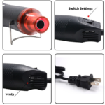 Mini Electric Heat Gun for Crafts Embossing Drying and DIY Projects - Image 2