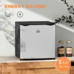 Mini Upright Freezer 1.1 Cu.Ft Compact Silver with Removable Shelves Home Appliances Chill Solution - Image 8