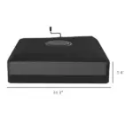 Mobile Umbrella Stand: Cantilever Design with Wheels, Adjustable, Fillable for Flexibility, Outdoor Use - Image 3