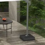 Mobile Umbrella Stand: Cantilever Design with Wheels, Adjustable, Fillable for Flexibility, Outdoor Use - Image 10