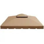 Outsunny Model 84C-051 or 84C-269 10' x 10' Gazebo Replacement Canopy, Khaki - Image 11