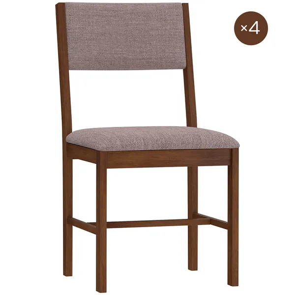modern-dining-chairs-set-of-4-linen-fabric-kitchen-chairs-with-rubberwood-legs-for-dining-room-living-room-brown.webp Modern Dining Chairs Set of 4, Linen Fabric Kitchen Chairs with Rubberwood Legs for Dining Room, Living Room, Brown - Image 1