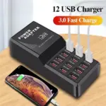 12-Port USB Desktop Charging Station Hub, Up to 3.5A per Port - Image 4