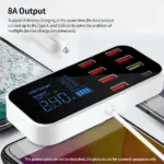 8-Port USB Desktop Charging Station with QC 3.0 and USB-C PD - Image 10