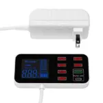 8-Port USB Desktop Charging Station with QC 3.0 and USB-C PD - Image 3