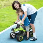 NO Power Kids Ride On Push Car, w/ Music, Lights for 1.5-3, Green - Image 2