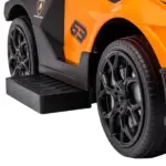 Licensed Lamborghini 2 in 1 Toddler Ride On Push Car with Horn and Storage, Orange - Image 8