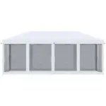Outsunny Outdoor 10x20 Event Tent, Pop-Up Canopy with Sidewalls, Instant Sun Shelter, 6 Mesh Walls for Party, Events, Backyard, wedding - Image 9