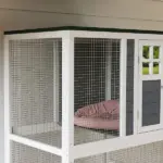 Outdoor Wooden Cat House Catio on Wheels with Platforms and Resting Condo - Image 8