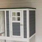 Outdoor Wooden Cat House Catio on Wheels with Platforms and Resting Condo - Image 9