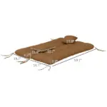 Outsunny Outdoor Cushion Set Encru for Bench Seating Renewal Comfort Upgrade for Garden and Patio Furniture - Image 3