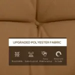 Outsunny Outdoor Cushion Set Encru for Bench Seating Renewal Comfort Upgrade for Garden and Patio Furniture - Image 4