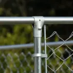 PawHut Outdoor Dog Kennel Galvanized Steel Fence with Cover Secure Lock Mesh Sidewalls for Backyard 13' x 13' x 7.5' - Image 8
