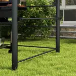 Outsunny Outdoor Grill Gazebo 8x5 with Vented PC Roof Side Shelves Canopy Shelter - Image 9