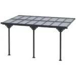 Outsunny Outdoor Pergola Patio Gazebo Awning UV Protection Adjustable Aluminum Frame 14.5x10 - Image 11