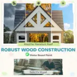 Outdoor Playhouse, Wooden Kids Playhouse with Dog Door, Flower Box, Cookware and Window for Garden Ages 2+, Gray - Image 4