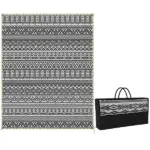 Outsunny Outdoor Rug Carpet with USB Lights Reversible Patio Rug with Carry Bag for Camping 10 ft x 8 ft - Image 11