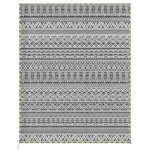 Outsunny Outdoor Rug Carpet with USB Lights Reversible Patio Rug with Carry Bag for Camping 10 ft x 8 ft