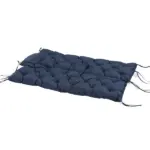 Outsunny Outdoor Seat Pads 3 Seater Bench Swing Chair Replacement Cushions Backrest Dark Blue - Image 8