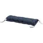 Outsunny Outdoor Seat Pads 3 Seater Bench Swing Chair Replacement Cushions Backrest Dark Blue - Image 9