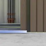 Outdoor Shed 7 x 4 Brown Garden Storage Organizer with Vents Sliding Doors for Patio Lawn - Image 9