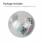 Solar Floating RGB LED Pond Pool Light with Color Changing Rotation - Image 9