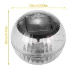 Solar Floating RGB LED Pond Pool Light with Color Changing Rotation - Image 19