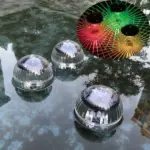 Solar Floating RGB LED Pond Pool Light with Color Changing Rotation - Image 4