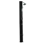 Outsunny 9.2 Gallon Outdoor Solar Shower with Rainfall and Handheld Spray Black