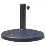 Outsunny Outdoor Umbrella Stand Base 17" 27 lbs, Round, Decorative Pattern, for Dia. 1.5", Dia. 1.89" Pole - Bronze - Image 11