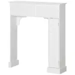 Over The Toilet Bathroom Cabinet, Freestanding Bathroom Storage Organizer with Adjustable Shelves, Toilet Rack, White - Image 12