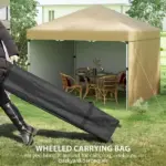 Pop Up Canopy 10x10 Sidewalls Weight Bags Height Adjustable Events - Image 8