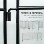 Outsunny Patio Perimeter: 11.5 Inch Metal Garden Fence 4-Pack, Decorative Rust-Resistant Border - Image 5
