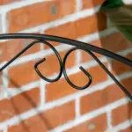 Outsunny Patio Perimeter: 11.5 Inch Metal Garden Fence 4-Pack, Decorative Rust-Resistant Border - Image 9