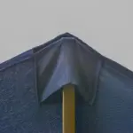 Outsunny Patio Umbrella 15' Steel Rectangular Outdoor Double Sided Market with base, UV Sun Protection and Easy Crank for Deck Pool Patio, Dark Blue - Image 9
