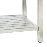 Outsunny 5 Piece Aluminum Patio Furniture Set with PE Rattan Accents Brown and Gray - Image 9