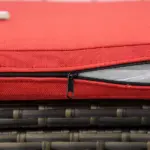 Outsunny Patio Wicker Storage Bench Red 27 Gallon Outdoor PE Rattan Furniture Large Capacity Footstool Rectangle Box - Image 8