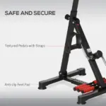 Pedal Exerciser, Hand Arm Knee and Leg Exercise Machine for Seniors, Height-adjustable, with LCD Display and Foot Massage Roller - Image 7