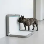 PawHut Pee Pad Holder Foldable Dog Litter Box with 3 Disposable Pads, 33.9" x 24.4", Gray - Image 10