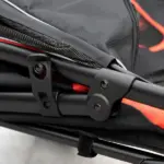 Pet Stroller Dog Cat Carriage One Click Fold with Universal Front Wheels Shock Absorber Brakes Storage Bags Mesh Window - Image 9