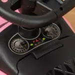 Aosom Pink Toddler Ride On Toy Car Foot-to-Floor with Music Horn Headlights Storage - Image 8