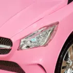 Aosom Pink Toddler Ride On Toy Car Foot-to-Floor with Music Horn Headlights Storage - Image 9