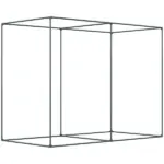 Outsunny Plant Protection Tent 6x3 Ft Tall Crop Cage with Zippered Doors Storage Bag Ground Stakes Black - Image 8